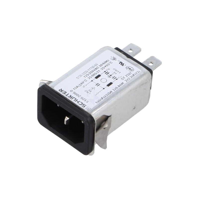 Conector: alimentare AC; soclu; tată; 10A; 250VAC; C14 (E); 5120