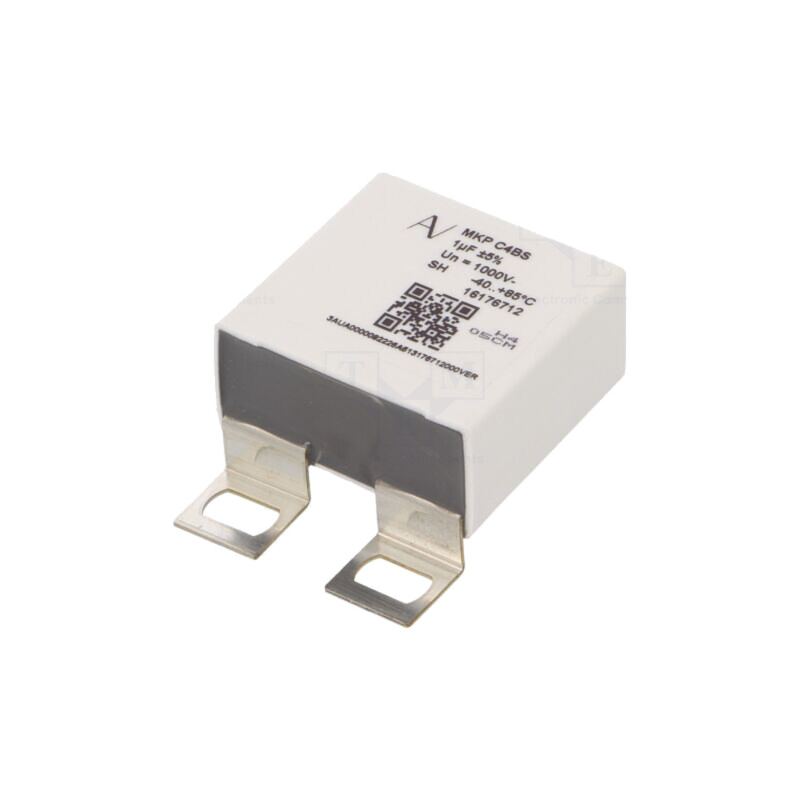 Condensator: cu polipropilenă; 1uF; ESR: 3,7mΩ; C4B; ±5%; 1000VDC