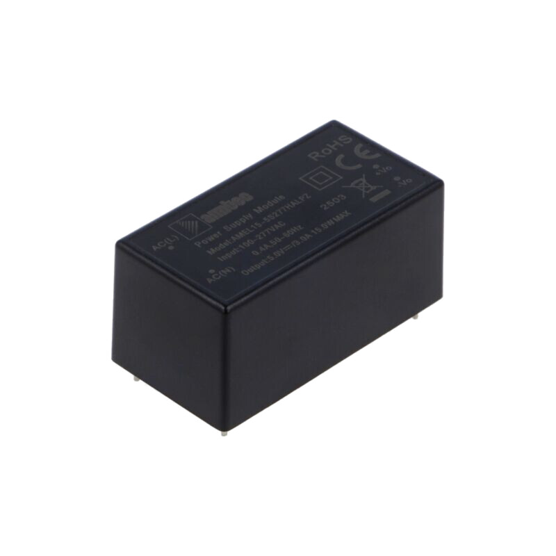 Convertor: AC/DC; 15W; Uintr: 85÷305VAC,100÷430VDC; Uieş: 5VDC