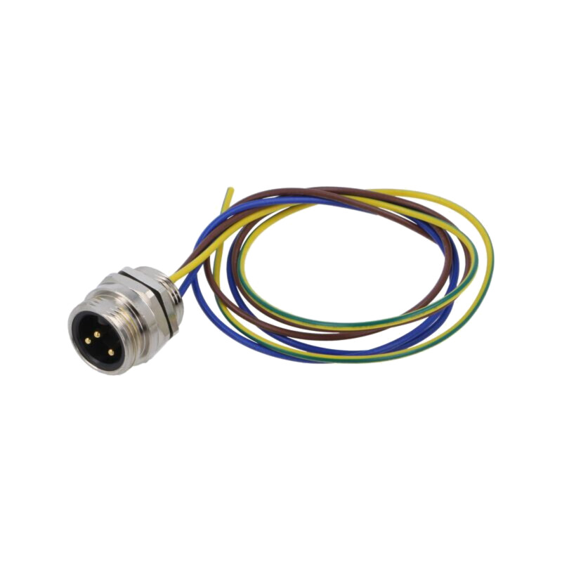 Conector: 7/8"; soclu; tată; PIN: 3; IP67; drept; cabluri; cu cabluri