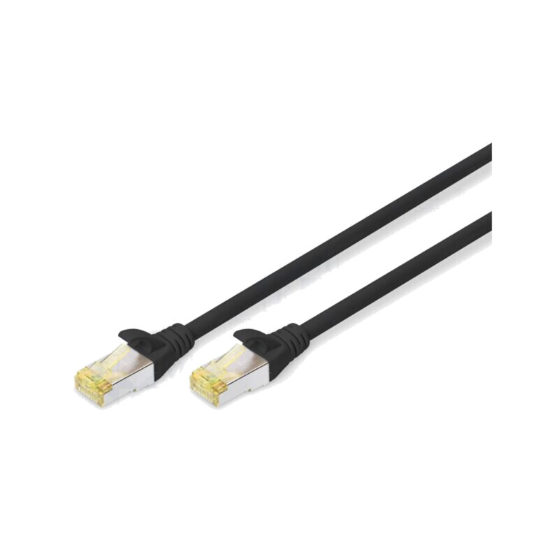 Patch cord; RJ45 mufă,din ambele părţi; S/FTP; 6a; litat; Cu; LSZH