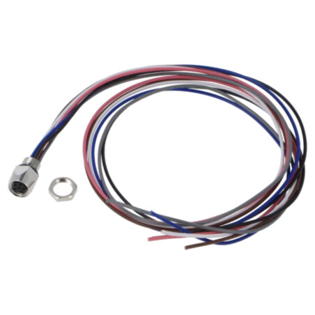 Conector: M8; soclu; mamă; 32V; 1,5A; PIN: 6; IP67; cabluri; 0,25mm2