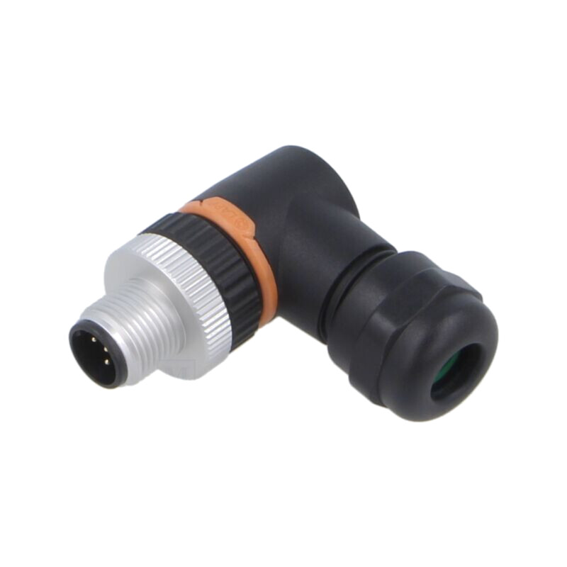 Conector: M12; mufă; PIN: 5; tată; 60V; în unghi 90°; IP67; pe cablu
