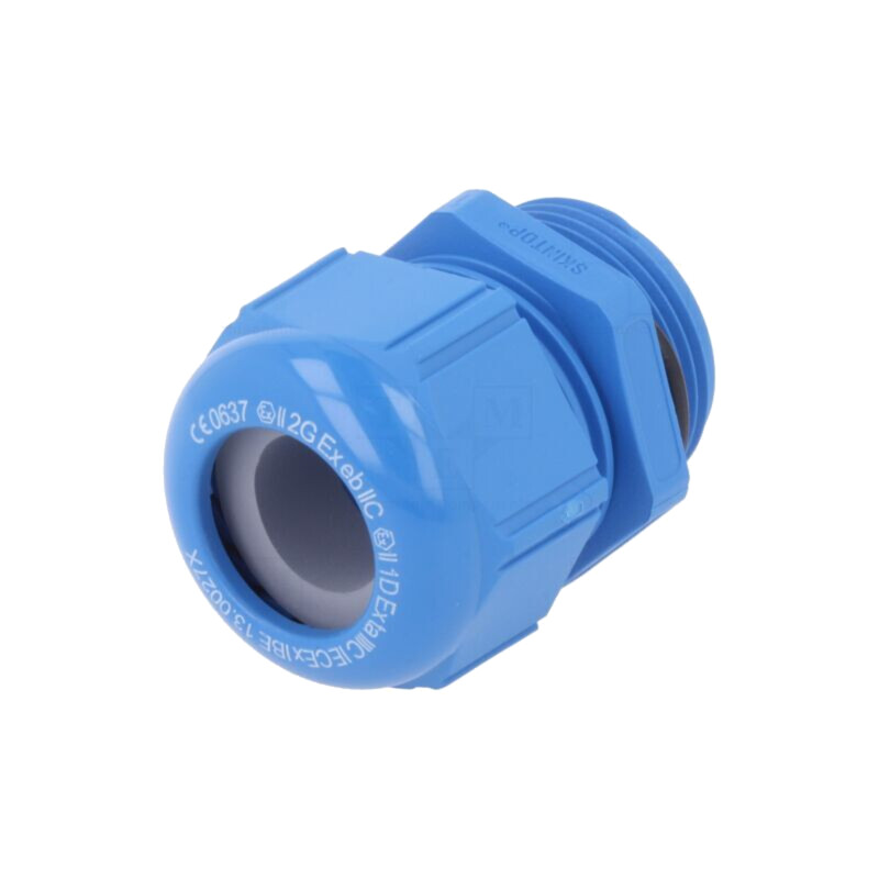 Garnitură de etanşare; M32; 1,5; IP68; poliamidă; albastră