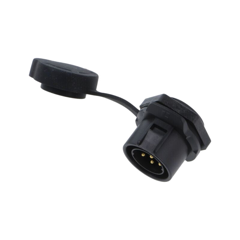 Conector: circular; soclu; tată; 02; 12A; 500V; PIN: 7; IP67; drept