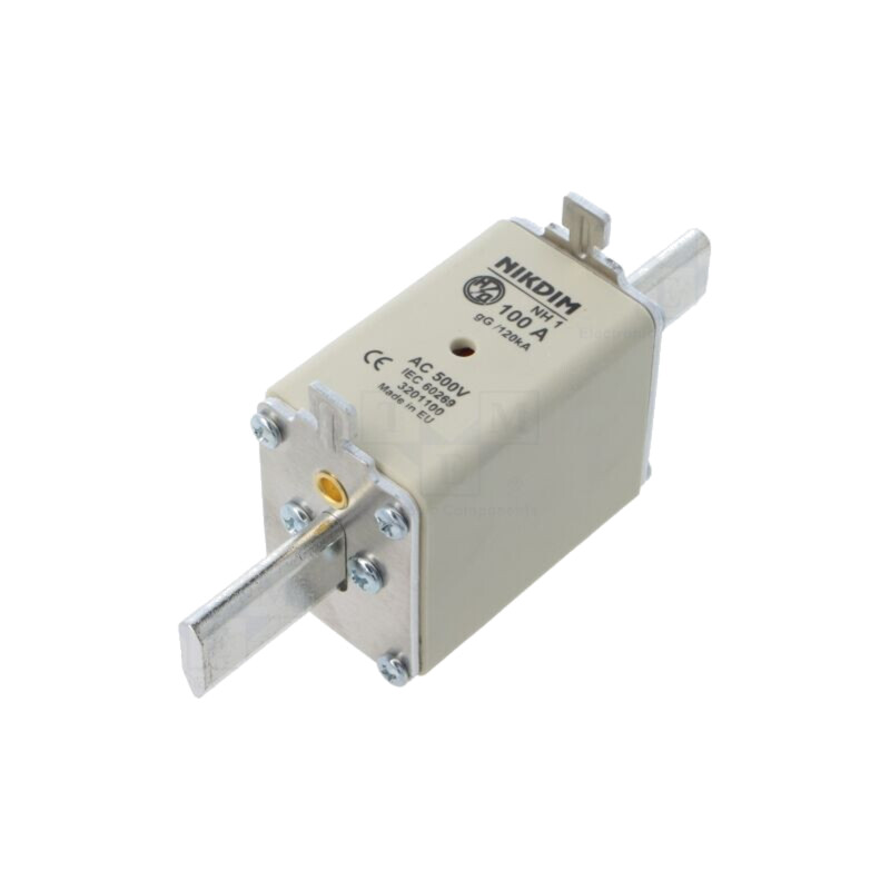 Siguranţă: siguranţă; 100A; 500VAC; gG; industrial; NH1