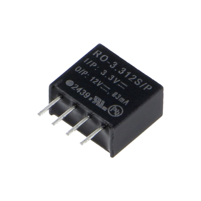 Convertor: DC/DC; 1W; Uintr: 2,97÷3,63VDC; Uieş: 12VDC; Iieş: 83mA