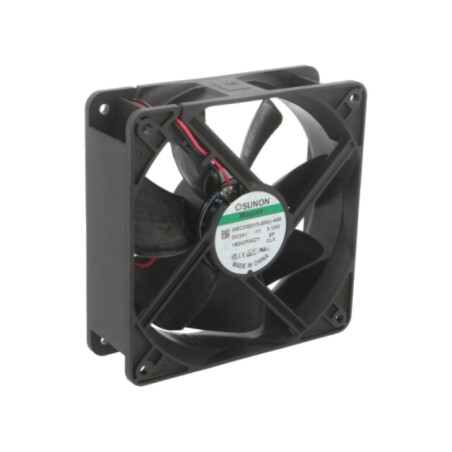 Ventilator: DC; axial; 24VDC; 120x120x38mm; 158,01m3/h; 37dBA; Vapo