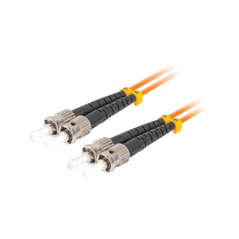 Patch cord cu fibră; OM2; ST/UPC,din ambele părţi; 15m; LSZH