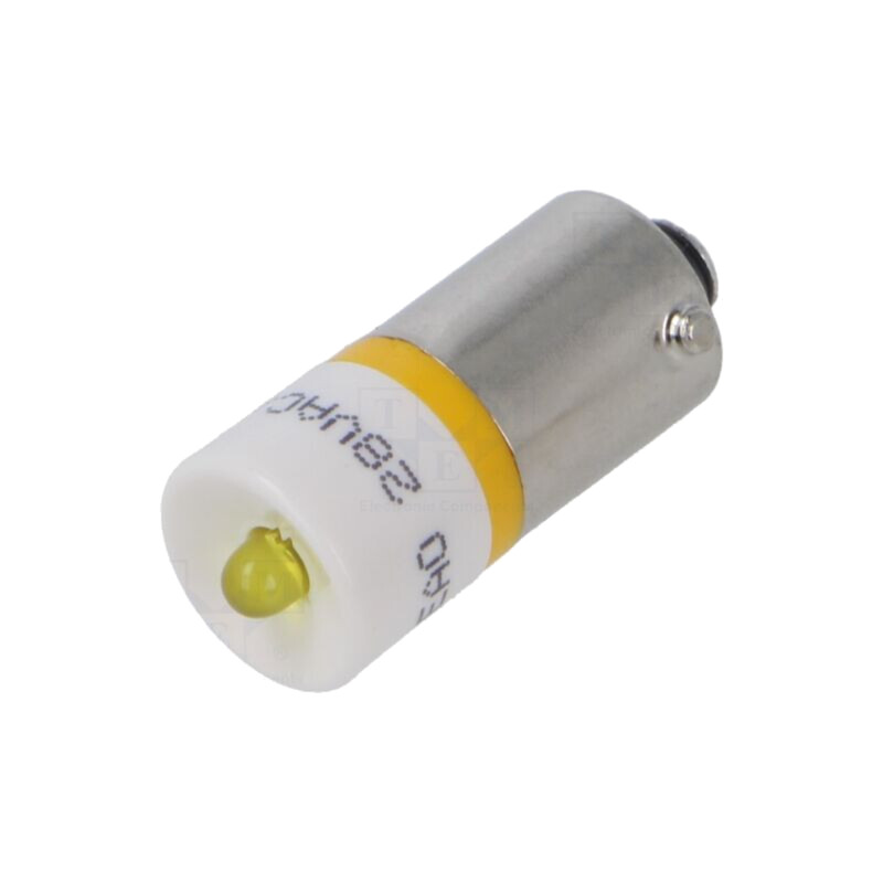 Lampă LED; galbenă; BA9S; 28VDC; 28VAC; Nr.diode: 1; OptoHiT