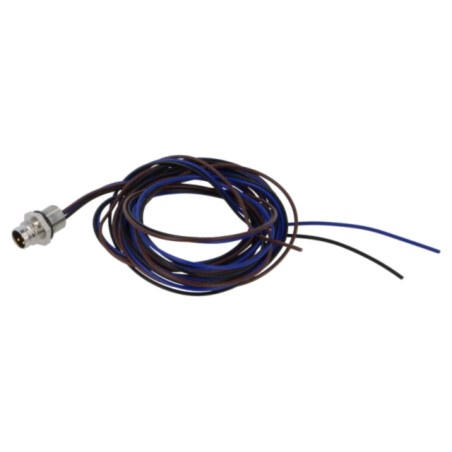 Conector: M8; soclu; tată; 48V; 4A; PIN: 3; IP67; cabluri; 0,34mm2