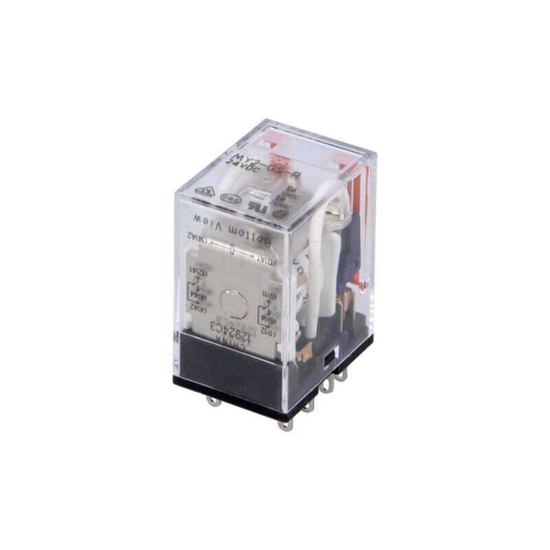 Releu: electromagnetic; DPDT; Ubobină: 24VDC; Icontacte max: 10A