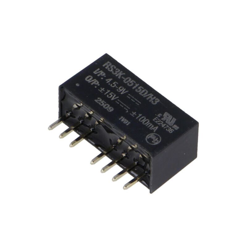 Convertor: DC/DC; 3W; Uintr: 4,5÷9VDC; Uieş: 15VDC; Uieş2: -15VDC