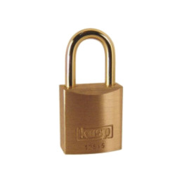 Lacăt; cu toartă; alamă; Protecţie: joasă (nivel 1); A: 15mm; 125