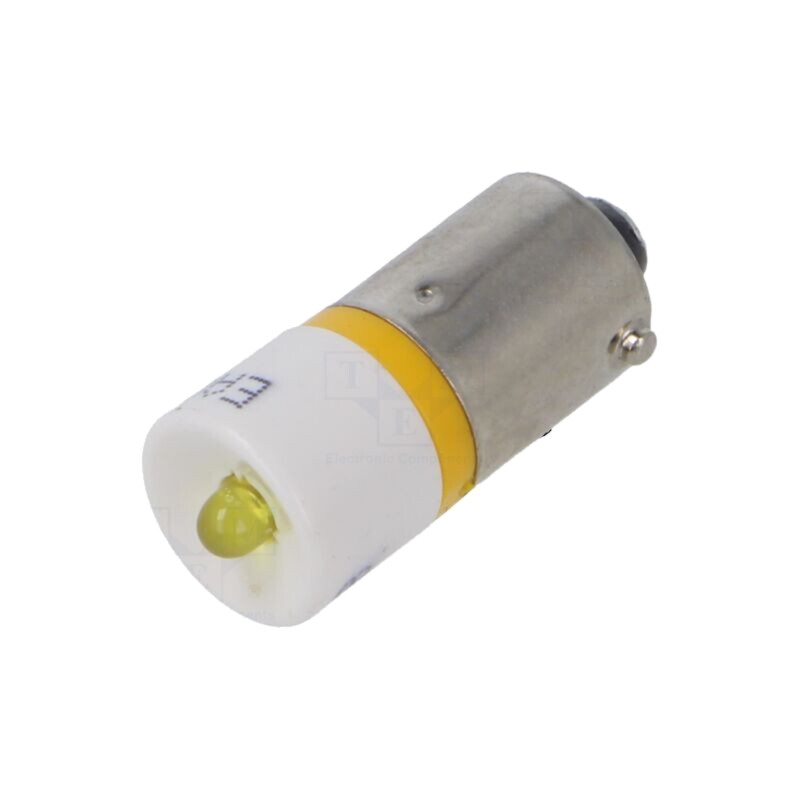 Lampă LED; galbenă; BA9S; 24VDC; 24VAC; Nr.diode: 1; OptoHiT