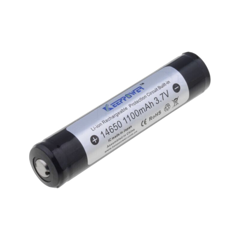 Acumul: Li-Ion; 14650,7/5AA; 3,7V; 1000mAh; Ø14x66mm