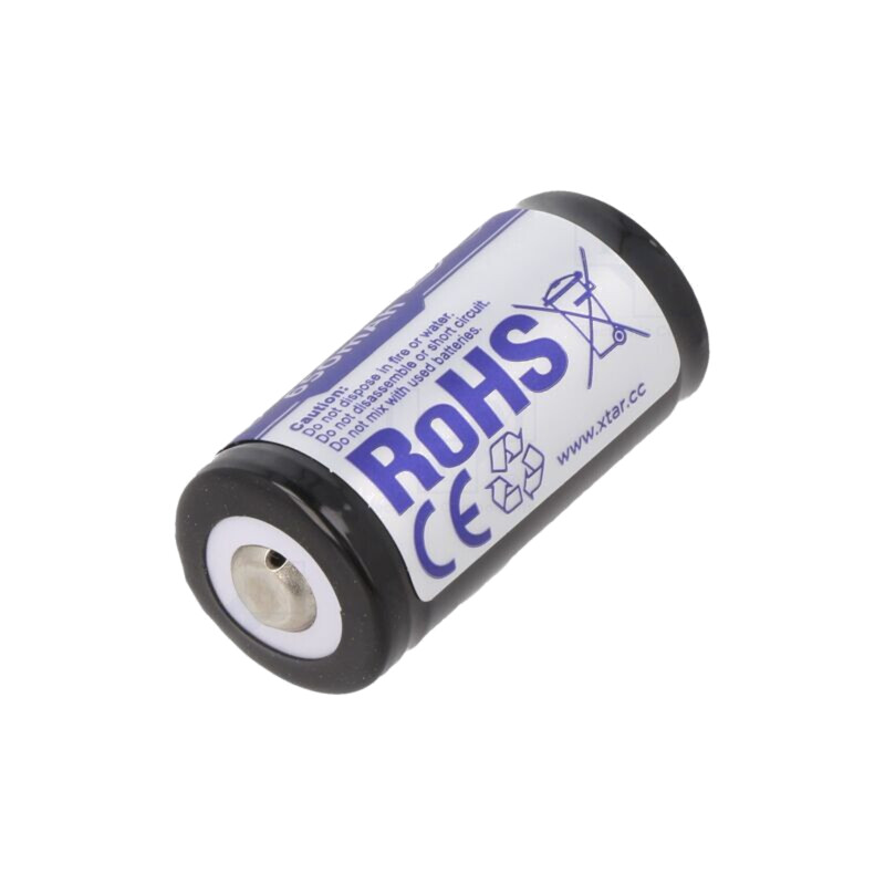 Acumul: Li-Ion; 16340; 3,7V; 650mAh; Ø16x34mm; 1,95A