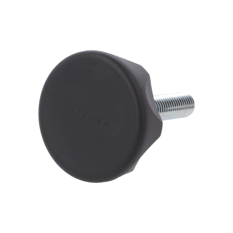 Buton de reglare; Ø: 56mm; Filet ext: M10; 20mm; tehnopolimer PA