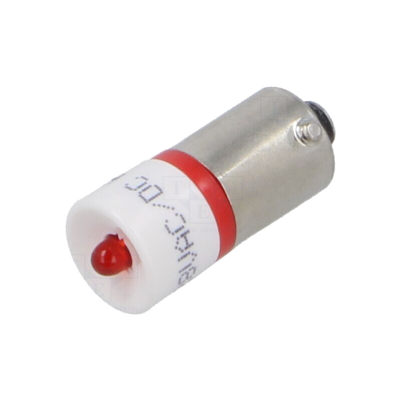 Lampă LED; roşie; BA9S; 28VDC; 28VAC; Nr.diode: 1; OptoHiT