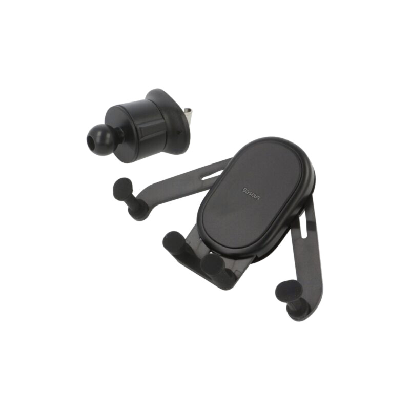 Suport auto; neagră; grilă de ventilaţie; 67÷86mm