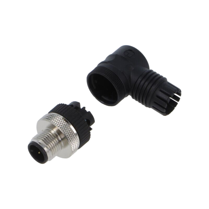 Conector: M12; mufă; tată; 4A; 125V; PIN: 4; IP67; în unghi; pe cablu