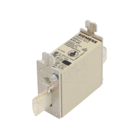 Siguranţă: siguranţă; 63A; 500VAC; 250VDC; gG; industrial; NH000