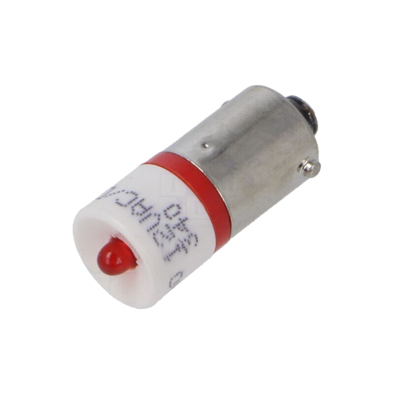 Lampă LED; roşie; BA9S; 12VDC; 12VAC; Nr.diode: 1; OptoHiT