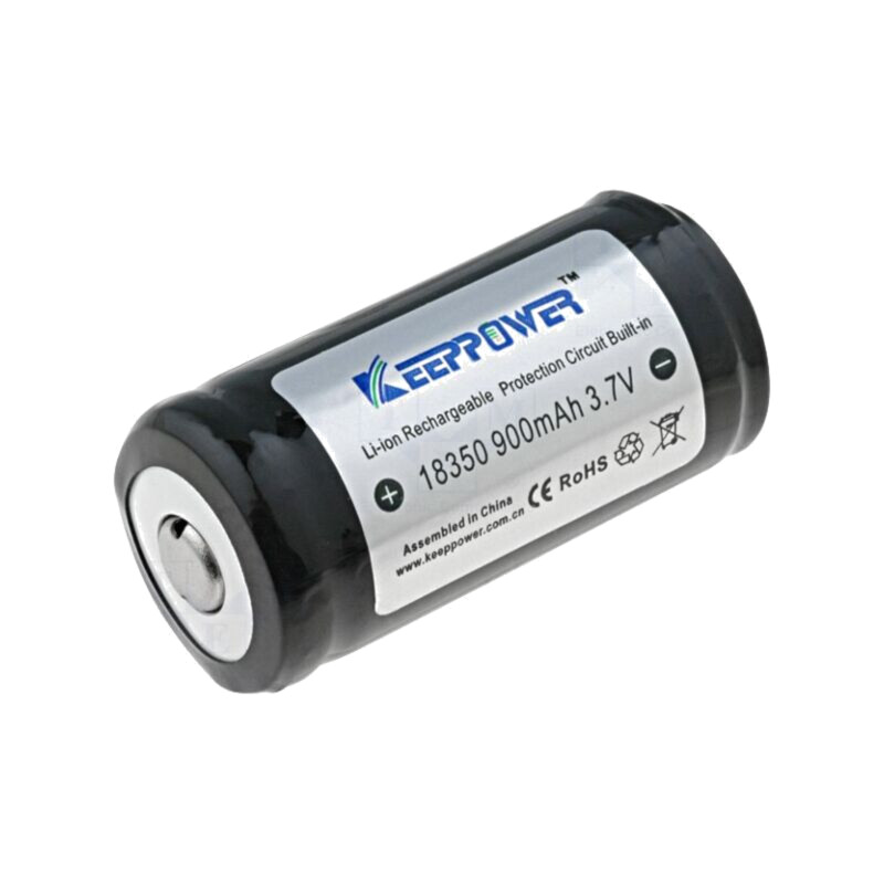 Acumul: Li-Ion; 18350; 3,7V; 900mAh; Ø18x39mm; 7A