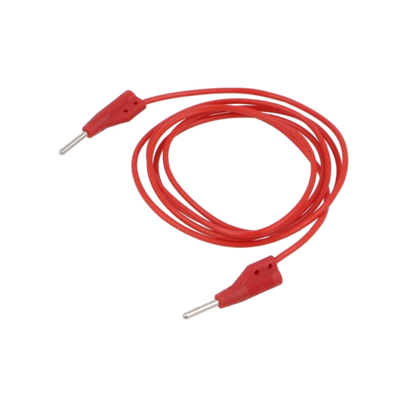 Cablu de măsurare; 60VDC; 30VAC; 6A; cu soclu axial, 2mm; Lung: 1m