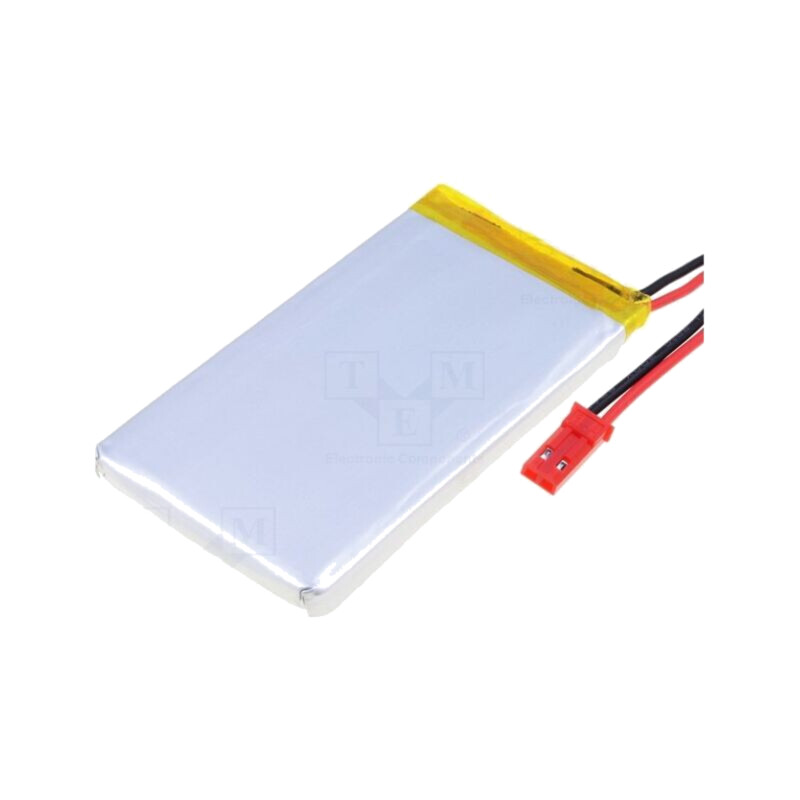 Acumul: Li-Po; 3,7V; 1800mAh; cabluri,contector JST SYR-02T