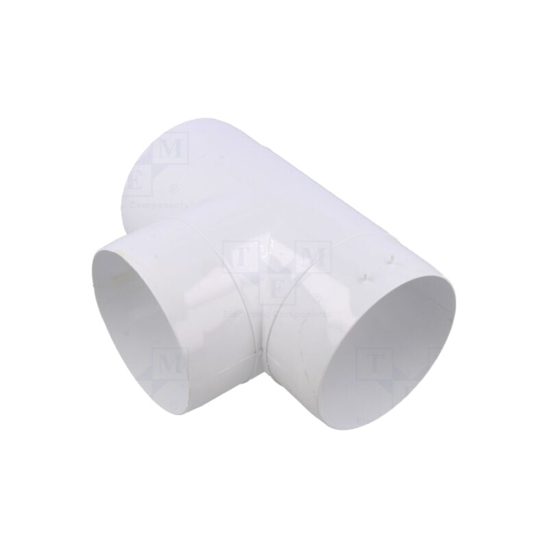 Accesorii: teu rotund; albă; ABS; Ø100mm