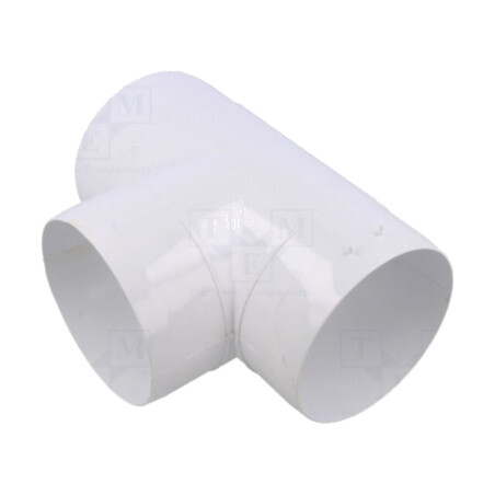 Accesorii: teu rotund; albă; ABS; Ø100mm