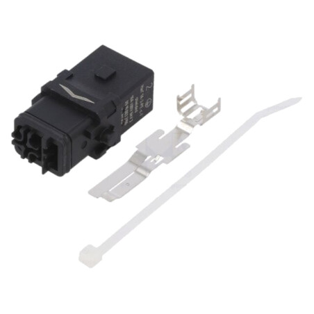 Conector: HDC; inserturi de contact; mamă; Han® 1A; PIN: 4; 3P+PE