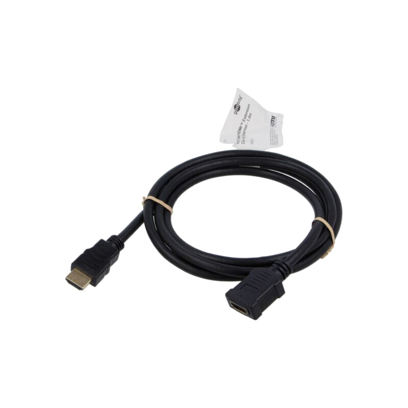 Cablu; HDMI soclu,HDMI mufă; PVC; 1,5m; negru; HDCP 2.2,HDMI 2.1