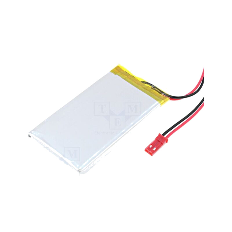 Acumul: Li-Po; 3,7V; 1500mAh; cabluri,contector JST SYR-02T