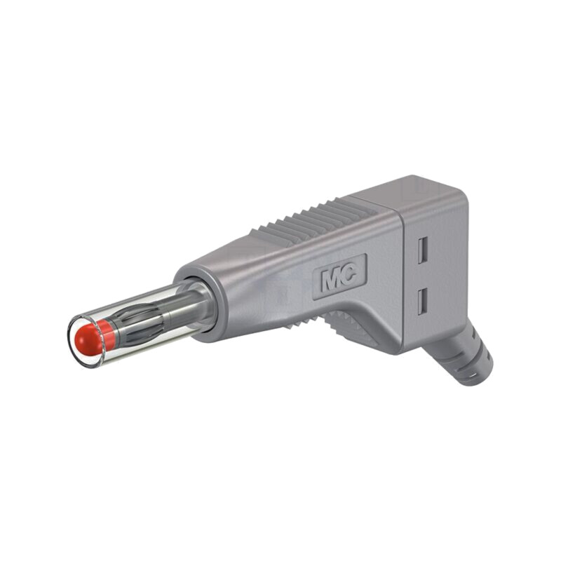 Conector: banană 4mm; mufă; 32A; 30VAC; 60VDC; gri; 2,5mm2