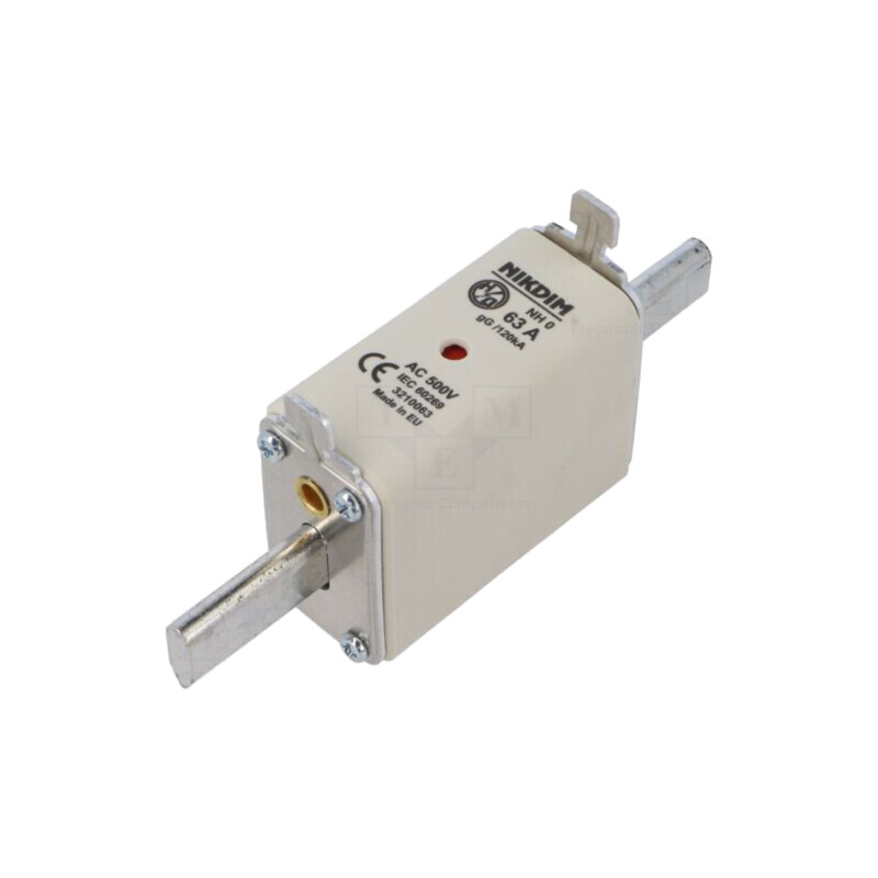 Siguranţă: siguranţă; 63A; 500VAC; gG; industrial; NH0