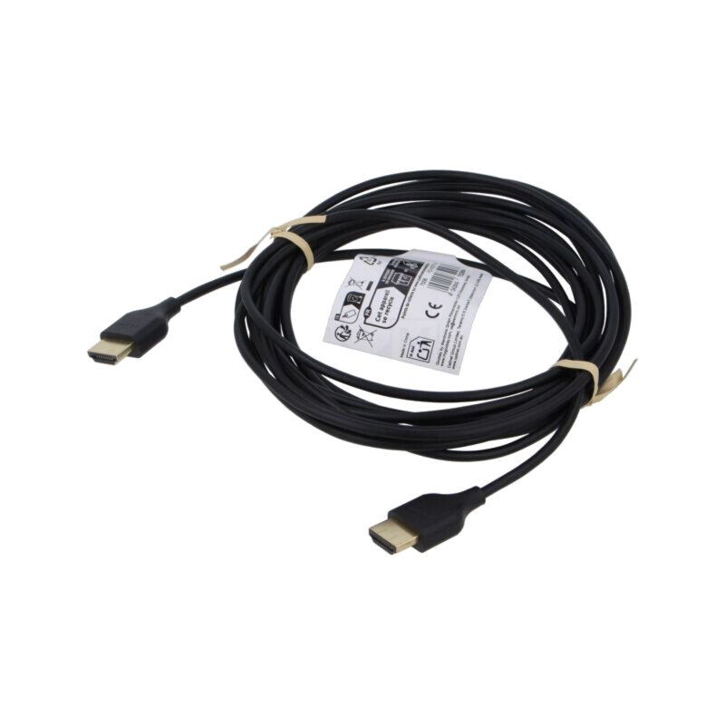 Cablu; HDMI mufă,din ambele părţi; 5m; negru; HDCP 2.2,HDMI 2.0