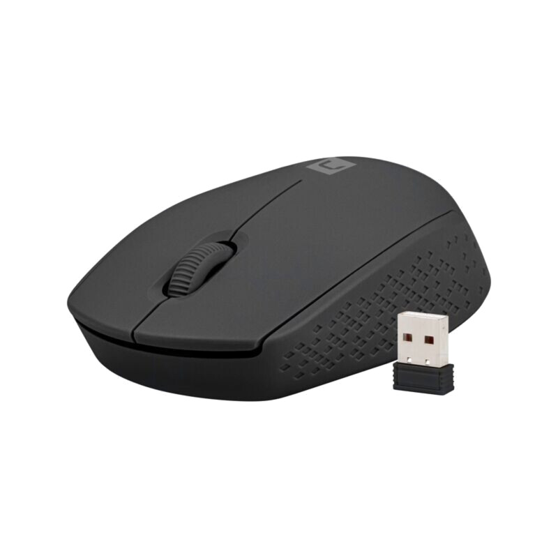 Mouse; neagră; USB A; fără fir,optic; Nr.butoane: 3; 10m