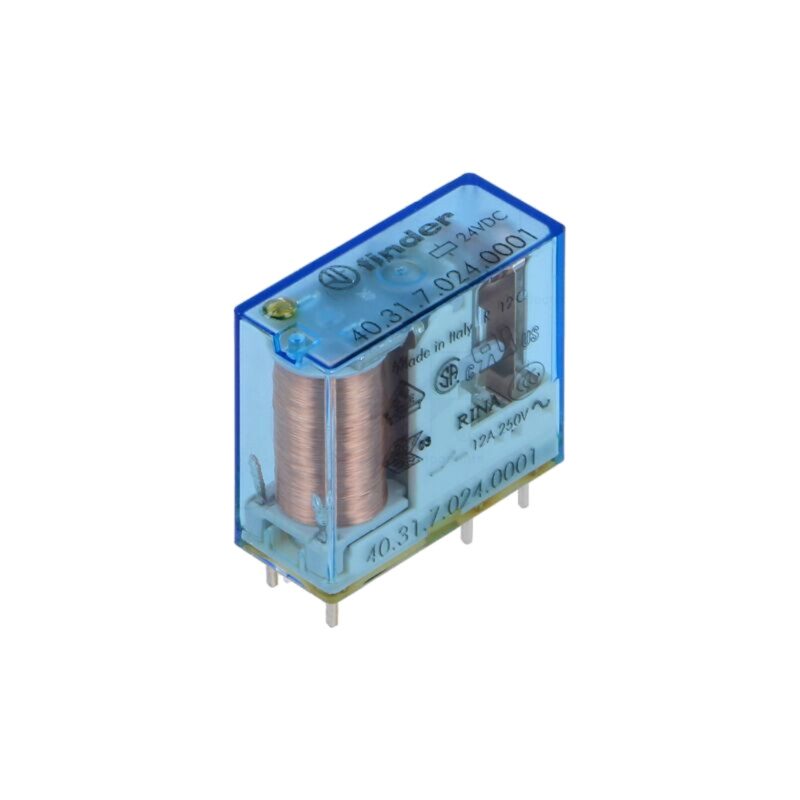 Releu: electromagnetic; SPDT; Ubobină: 24VDC; 10A; 12A/250VAC