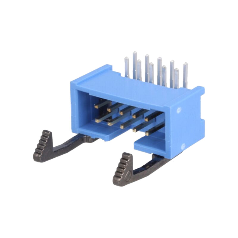Conector: IDC; soclu; tată; PIN: 10; în unghi 90°; THT; 2,54mm; 2x5