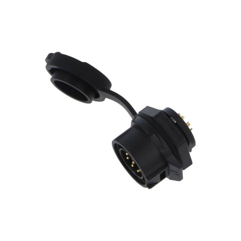 Conector: circular; soclu; tată; 02; 5A; 250V; PIN: 8; IP67; drept