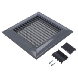 Accessories: ventilation grille; graphite; 135x135mm