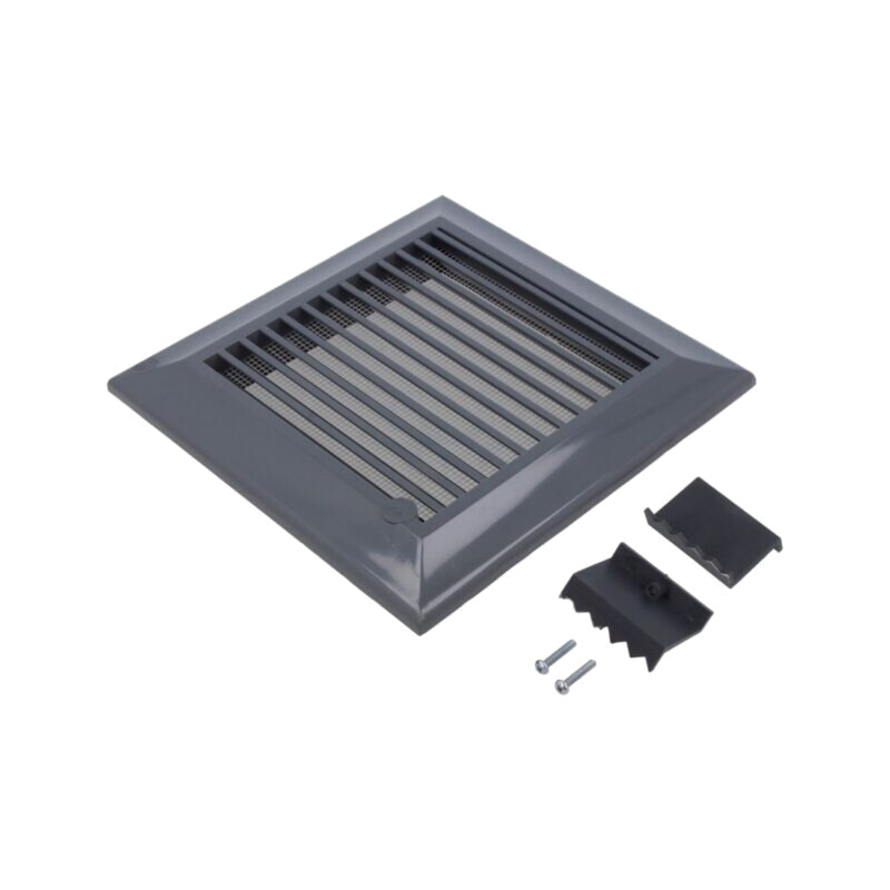 Accessories: ventilation grille; graphite; 135x135mm