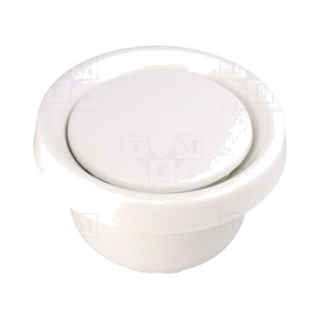 Accesorii: anemostat; albă; polipropilenă; Ø125mm; AN