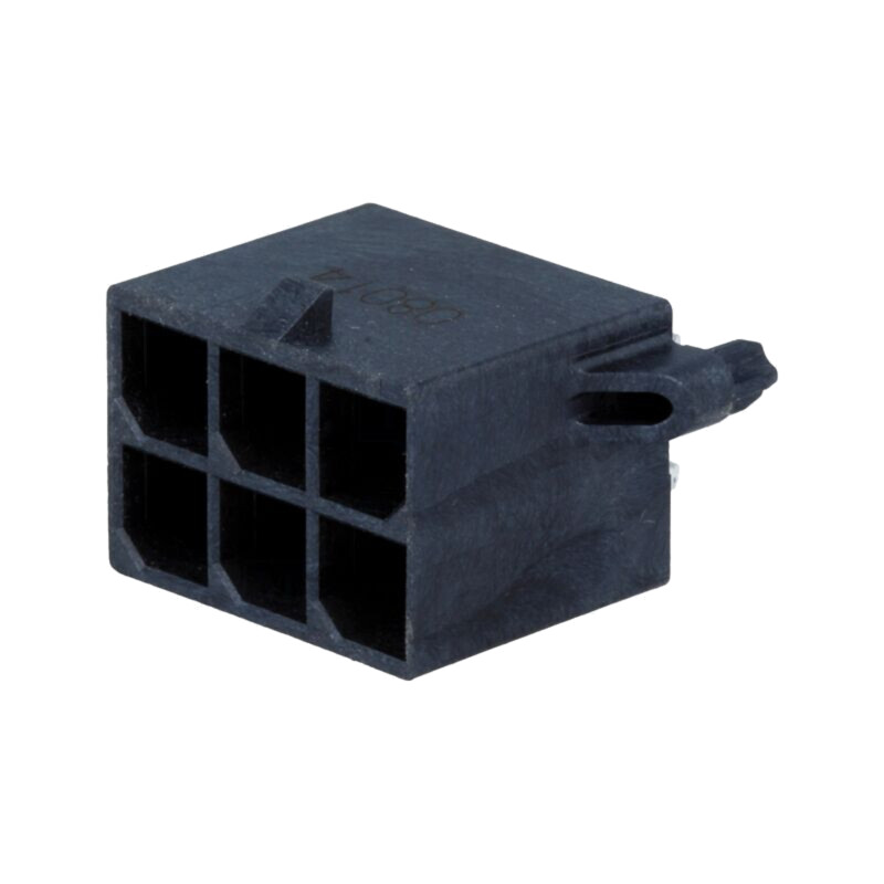 Conector: cablu-placă; soclu; tată; PIN: 6; Mega-Fit; drept; 600V