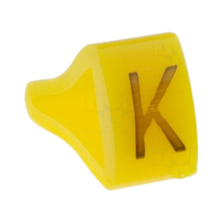 Markere; Marcaj: K; 3÷6,5mm; H: 9mm; A: 7mm; -30÷100°C; prin orificiu