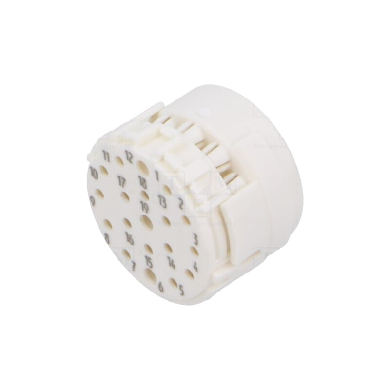 Conector: M23; inserturi de contact; PIN: 19(3+16); tată; pe cablu