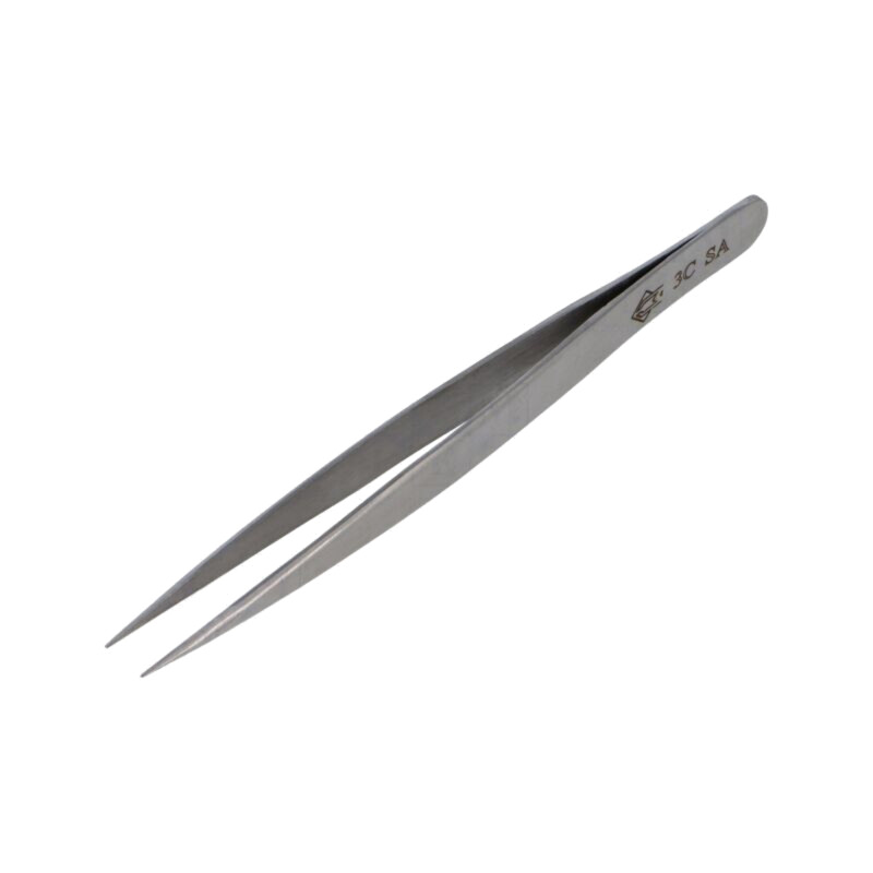 Pensetă; 110mm; pt.lucrări de precizie; Tip pensetă: drept