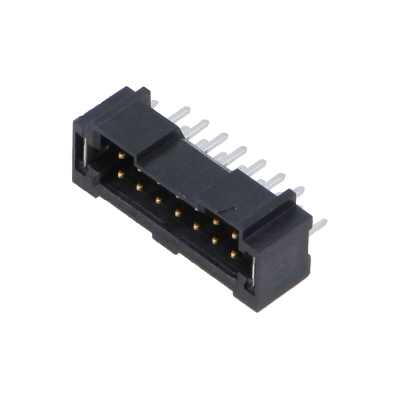 Conector: PCB-PCB; soclu; tată; PIN: 14; T2M; drept; 2,6A; THT; 2mm
